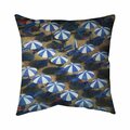 Begin Home Decor 20 x 20 in. Beach Umbrellas-Double Sided Print Indoor Pillow 5541-2020-CO135